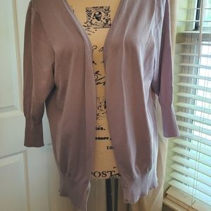 Lilac button cardigan